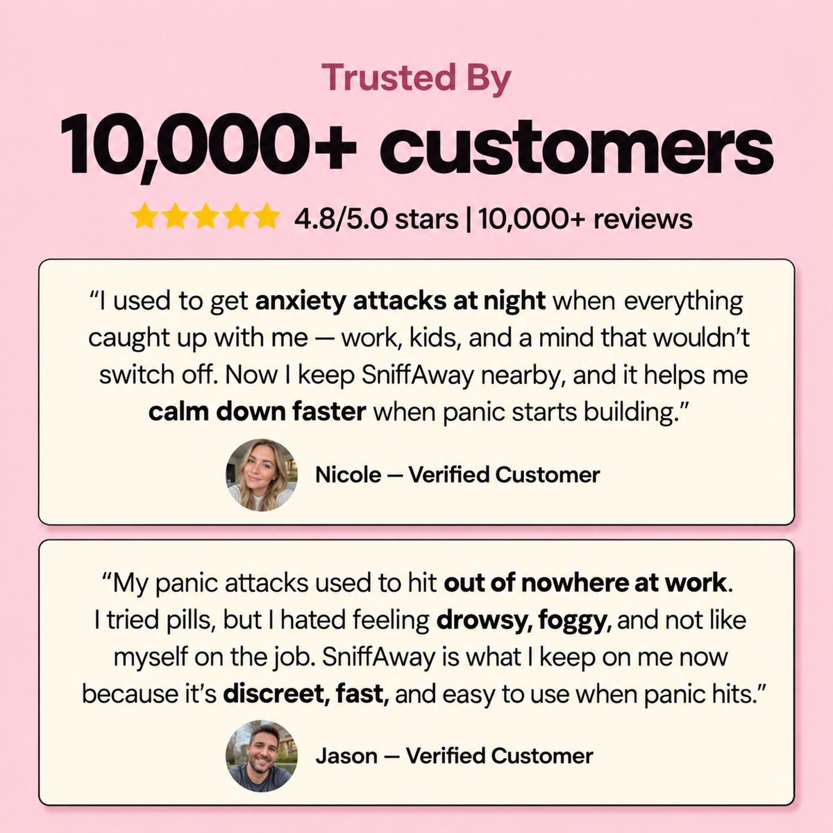 FAST-ACTING PANIC SUPPORT INHALER